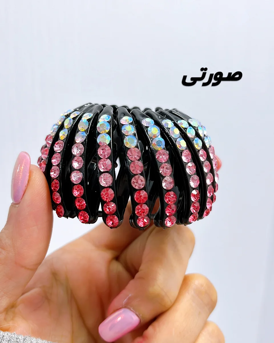 کلیپس چنگکی نگینی