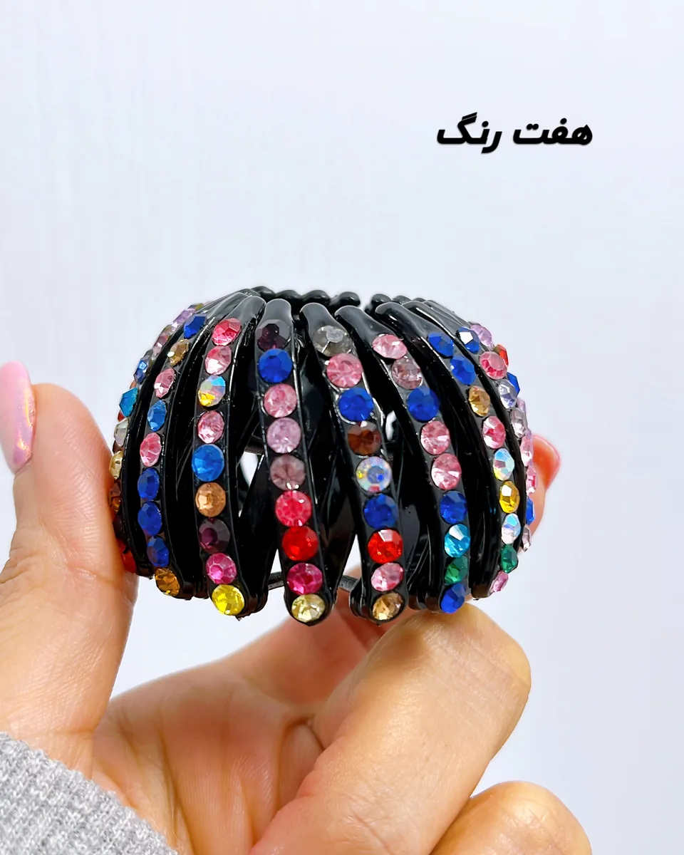 کلیپس چنگکی نگینی