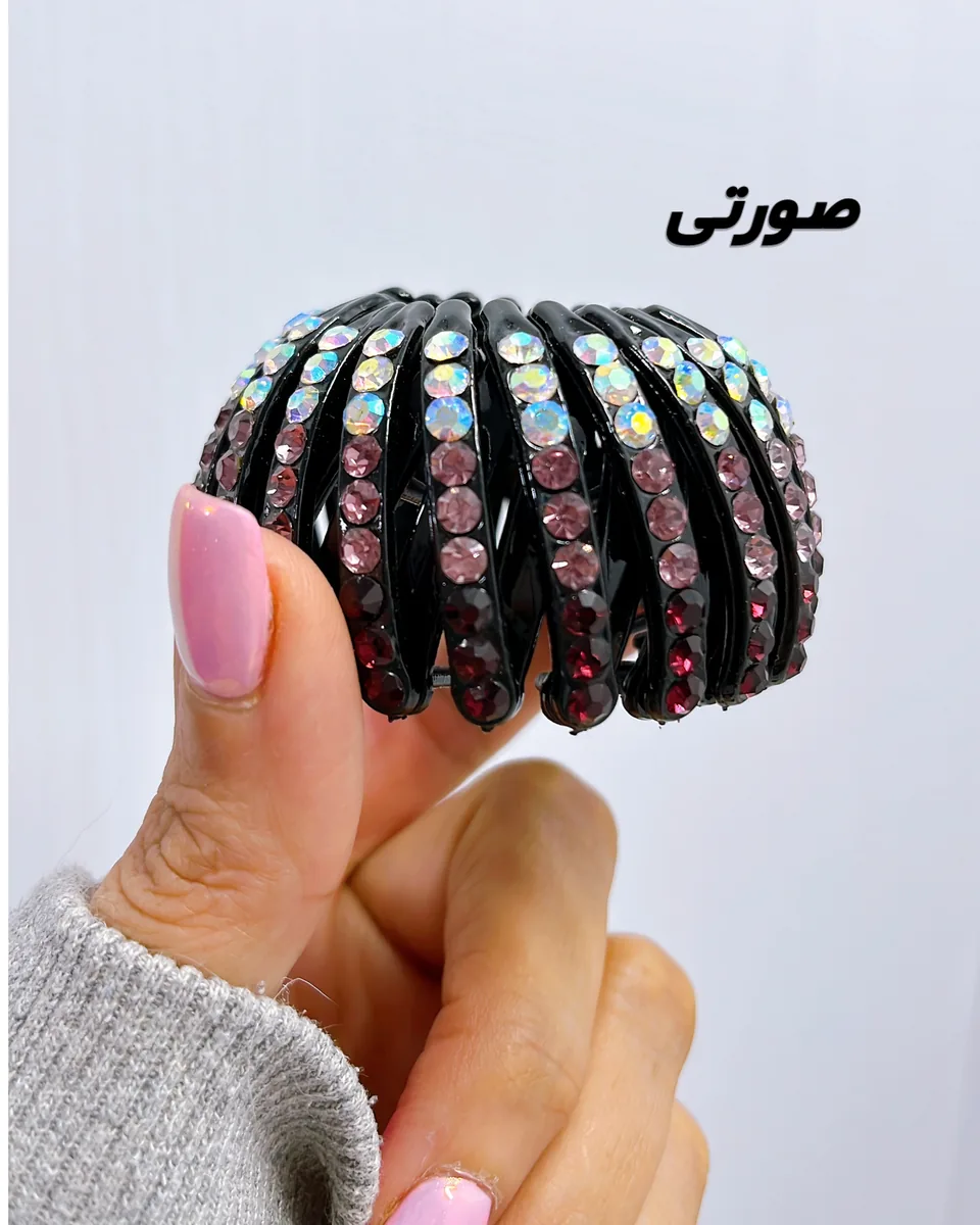 کلیپس چنگکی نگینی